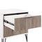 Manhattan Comfort DUMBO 2.0 Nightstand in White and Rustic Grey NS002-WG - alternate 5